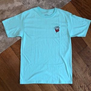 Vibes Skull and Rose Embroidered Shirt